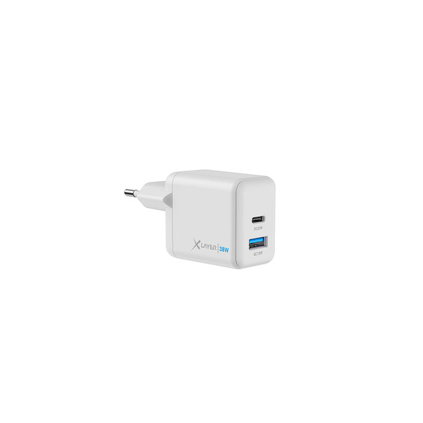 4260458924273 - Xlayer Charger Powercharger 38W USB-C PD Dual Schnellladegerät Schnellladen 4260458924273 - Xlayer Charger Powercharger 38W USB-C PD Dual Schnellladegerät Schnellladen