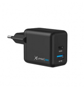 XLAYER Powercharger 38W Ladeadapter schwarz, 38 Watt