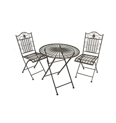 Garden Pleasure Sitzgruppe Mangan braun