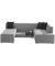 Garden Pleasure Loungesofa Wellington grau