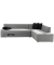 Garden Pleasure Loungesofa Wellington grau