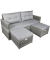 Garden Pleasure Loungesofa Malta grau