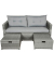 Garden Pleasure Loungesofa Malta grau