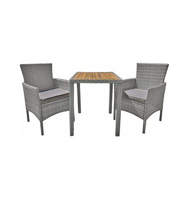 Garden Pleasure Sitzgruppe Dakota grau Garden Pleasure Sitzgruppe Dakota grau