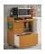 VCM my home Servierwagen Kicha buche 70,0 x 40,0 x 86,0 cm