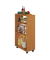 VCM my home Servierwagen Tusal buche 25,0 x 50,0 x 85,0 cm