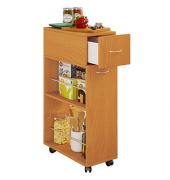 VCM my home Servierwagen Tusal buche 25,0 x 50,0 x 85,0 cm