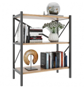 VCM my home Bücherregal Insasi honigeiche 66,0 x 34,0 x 85,0 cm