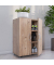VCM my home Schuhschrank Ulas, 918420 eiche 2 Fachböden 49,0 x 34,0 x 74,0 cm