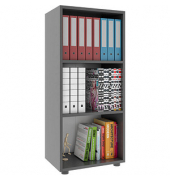 VCM my office Aktenregal Ulas anthrazit 49,0 x 32,0 x 108,0 cm
