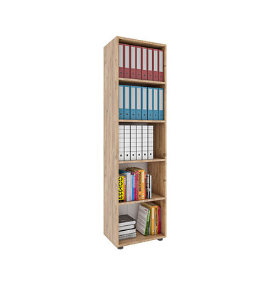 VCM my office Aktenregal Ulas eiche 49,0 x 32,0 x 178,0 cm