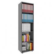 VCM my office Aktenregal Ulas anthrazit 49,0 x 32,0 x 178,0 cm