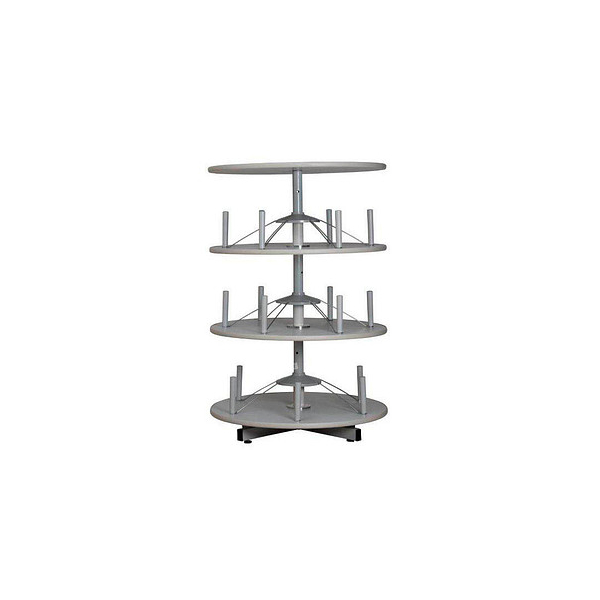 4260090179055 - Ordnerdrehsäule 100354 grau 3 Etagen bis zu 72 Ordner 126x805cm (HxØ) 4260090179055 Gürkan 4260090179055 - Ordnerdrehsäule 100354 grau 3 Etagen bis zu 72 Ordner 126x805cm (HxØ) 4260090179055 Gürkan