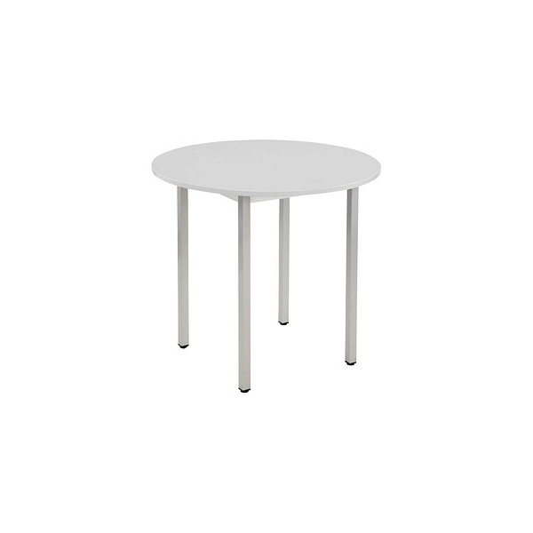 3700245399385 - Mehrzwecktisch lichtgrau alu rund Vierkantrohr alu 800 x 800 x 740 cm 3700245399385 SODEMATUB 3700245399385 - Mehrzwecktisch lichtgrau alu rund Vierkantrohr alu 800 x 800 x 740 cm 3700245399385 SODEMATUB