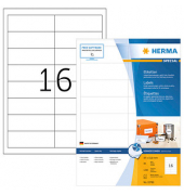 1.280 HERMA Etiketten weiß 97,0 x 33,8 mm
