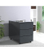 VCM my office Dalosa Rollcontainer anthrazit 3 Auszüge 39,0 x 70,0 x 55,0 cm