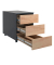 VCM my office Dalosa Rollcontainer anthrazit, eiche 3 Auszüge 39,0 x 70,0 x 55,0 cm