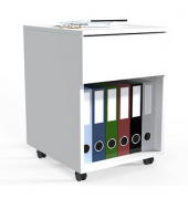 VCM my office Dasola Rollcontainer weiß 1 Auszug 39,0 x 45,0 x 55,0 cm