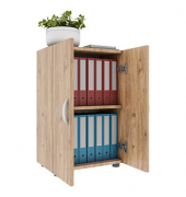 Aktenschrank Ulas, 918429 eiche 1 Fachboden 49,0 x 34,0 x 74,0 cm
