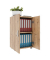 VCM my office Aktenschrank Ulas, 918429 eiche 1 Fachboden 49,0 x 34,0 x 74,0 cm