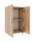VCM my office Aktenschrank Ulas, 918429 eiche 1 Fachboden 49,0 x 34,0 x 74,0 cm