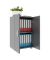 VCM my office Aktenschrank Ulas, 918431 anthrazit 1 Fachboden 49,0 x 34,0 x 74,0 cm