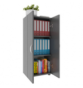 Aktenschrank Ulas, 918434 anthrazit 2 Fachböden 49,0 x 34,0 x 108,0 cm