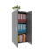 VCM my office Aktenschrank Ulas, 918434 anthrazit 2 Fachböden 49,0 x 34,0 x 108,0 cm