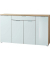 GERMANIA Sideboard TELDE, 3983-242 weiß, navarra-eiche 5 Fachböden 179,0 x 40,0 x 105,0 cm