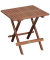 Garden Pleasure Gartentisch LA braun quadratisch 50,0 x 50,0 x 50,0 cm
