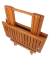 Garden Pleasure Gartentisch LA braun quadratisch 50,0 x 50,0 x 50,0 cm