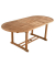 Garden Pleasure Gartentisch Solo braun oval 95,0 x 160,0  210,0 x 75,0 cm