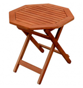 Gartentisch Mayfield braun achteckig 50,0 x 50,0 x 50,0 cm