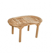 Garden Pleasure Gartentisch Ambon braun oval 45,0 x 90,0 x 50,0 cm