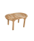 Garden Pleasure Gartentisch Ambon braun oval 45,0 x 90,0 x 50,0 cm