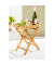 Garden Pleasure Gartentisch Bacan braun rechteckig 39,0 x 29,0 x 50,0 cm