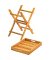 Garden Pleasure Gartentisch Bacan braun rechteckig 39,0 x 29,0 x 50,0 cm