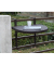 Beistelltisch Agra 970140, 43cm (H), 60x50cm (BxT), halbrund, coffee / schwarz