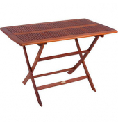 Garden Pleasure Gartentisch Solo braun rechteckig 70,0 x 120,0 x 74,0 cm