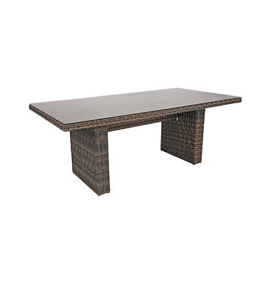 Garden Pleasure Gartentisch Bardeaux dunkelbraun rechteckig 100,0 x 200,0 x 75,0 cm