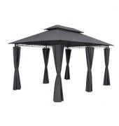 Garden Pleasure Pavillon Moldau rechteckig, anthrazit