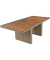 Garden Pleasure Gartentisch Braga dunkelbraun rechteckig 90,0 x 180,0 x 75,0 cm