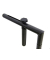 Beistelltisch Tabora 304731, 73-83,5cm (H), 60x60cm (BxT), rechteckig, coffee / schwarz