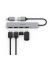 hama USB-Hub Ultra Slim 4-fach grau