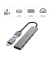 hama USB-Hub Ultra Slim 4-fach grau