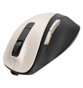 hama MW-500 Maus ergonomisch kabellos cremeweiß