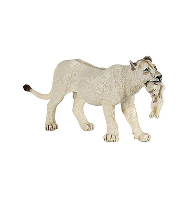 papo Wildtiere der Welt 50203 Weiße Löwin mit Juntier Spielfigur papo Wildtiere der Welt 50203 Weiße Löwin mit Juntier Spielfigur