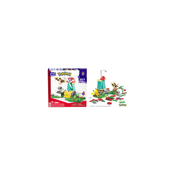 0194735107858 - MEGA Pokémon Windmühlen Farm Pickachu Konstruktions Spielzeug Figur Taubsi Wolly 0194735107858 - MEGA Pokémon Windmühlen Farm Pickachu Konstruktions Spielzeug Figur Taubsi Wolly