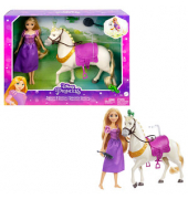 Mattel GAMES Rapunzel & Maximus Disney Prinzessin Puppenzubehör-Set