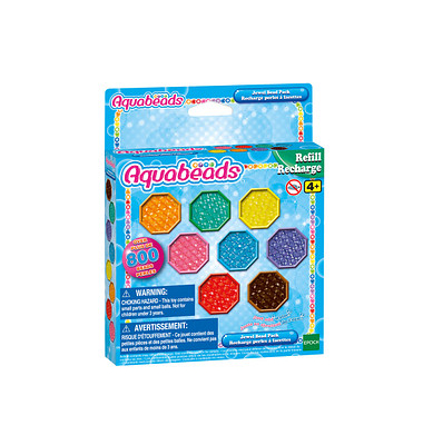 EPOCH Bastelset Aquabeads Glitzerperlen mehrfarbig